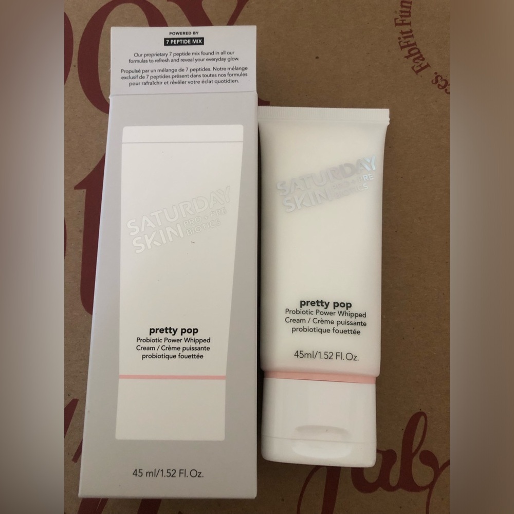 Saturday skin pretty pop probiotic power whipped cream 45ml